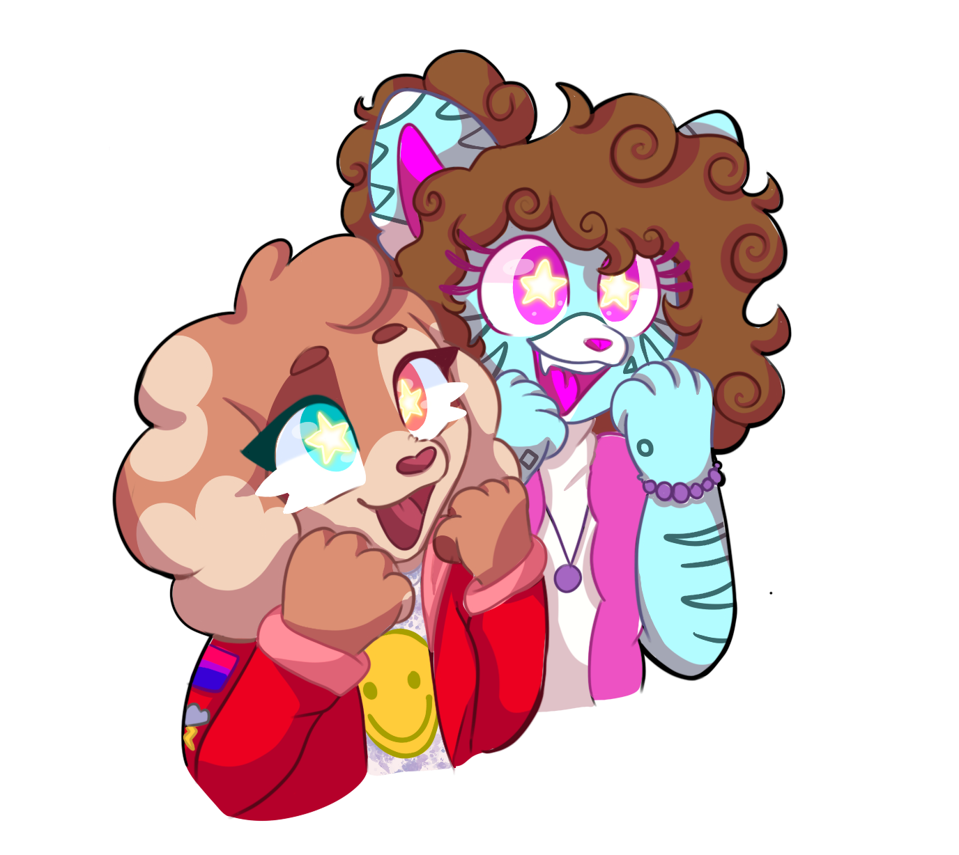 Anthro Half Body (Kyoko and Kinder)